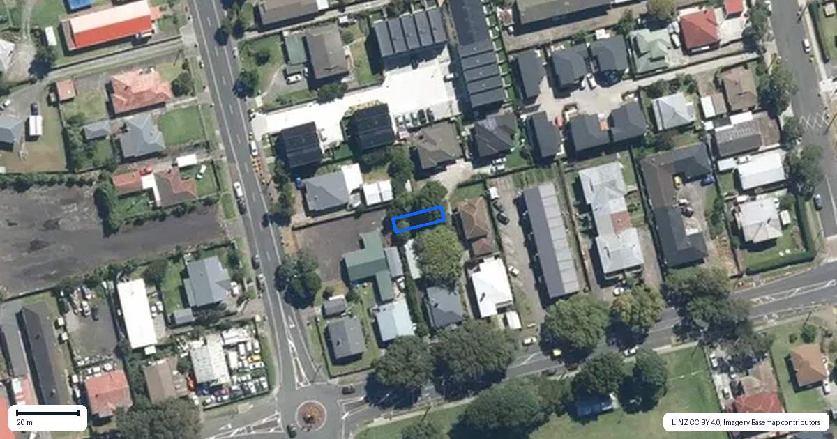 Property context map for 7/44 Avenue Road, Otahuhu, Auckland