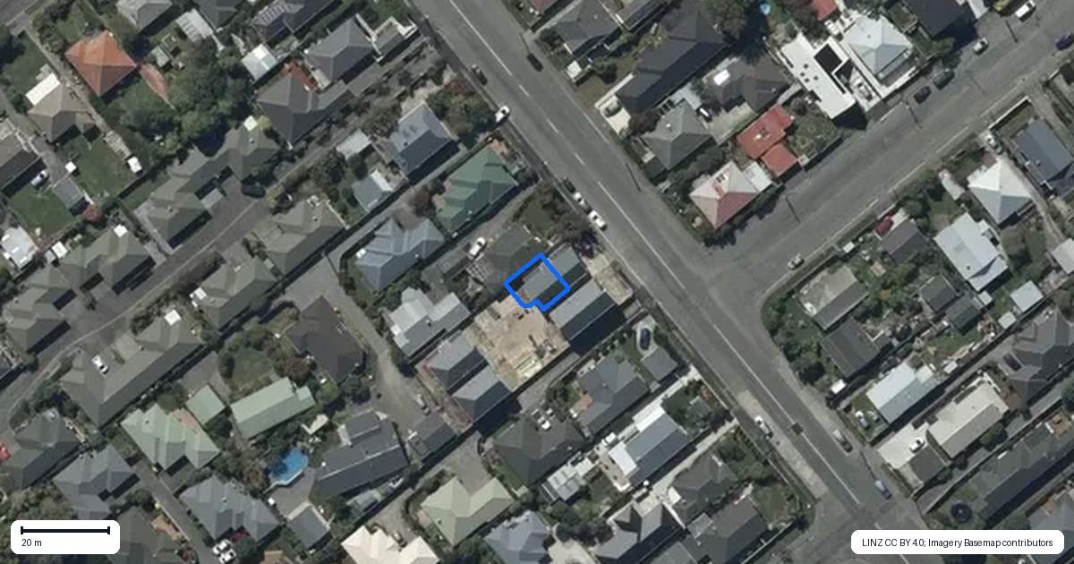 Property context map for 3/89 Selwyn Street, Somerfield, Christchurch