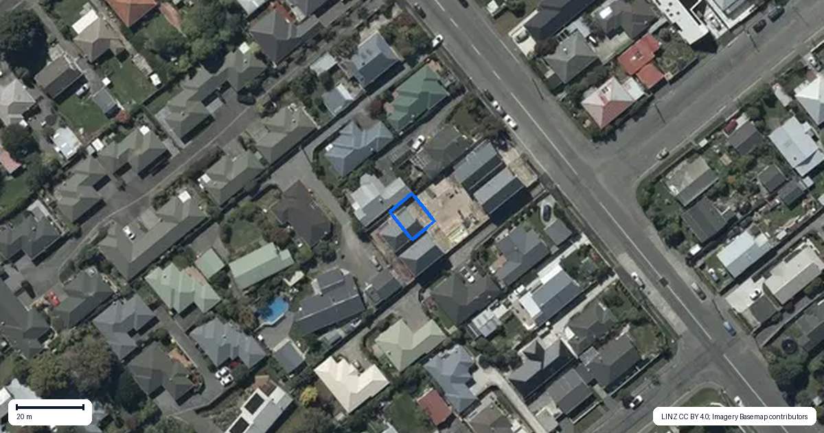 Property context map for 5/89 Selwyn Street, Somerfield, Christchurch