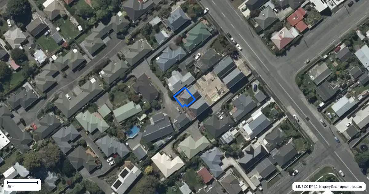 Property context map for 7/89 Selwyn Street, Somerfield, Christchurch