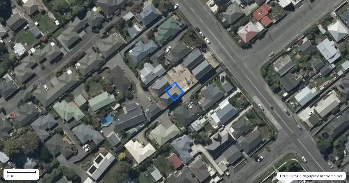 Property context map for 6/89 Selwyn Street, Somerfield, Christchurch