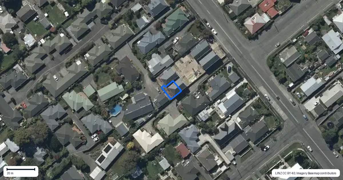 Property context map for 8/89 Selwyn Street, Somerfield, Christchurch