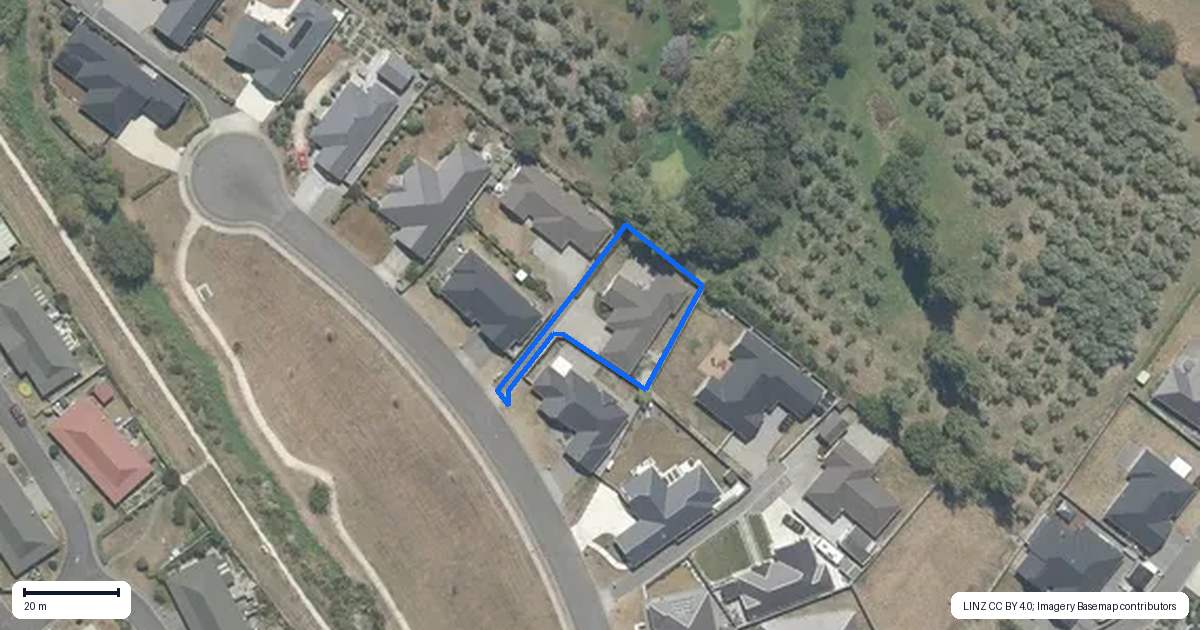 Property context map for 60 Feist Street, Carterton