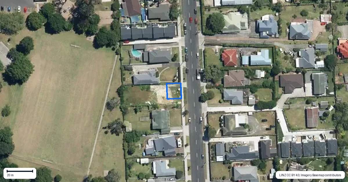 Property context map for 205A Whitney Street, Blockhouse Bay, Auckland