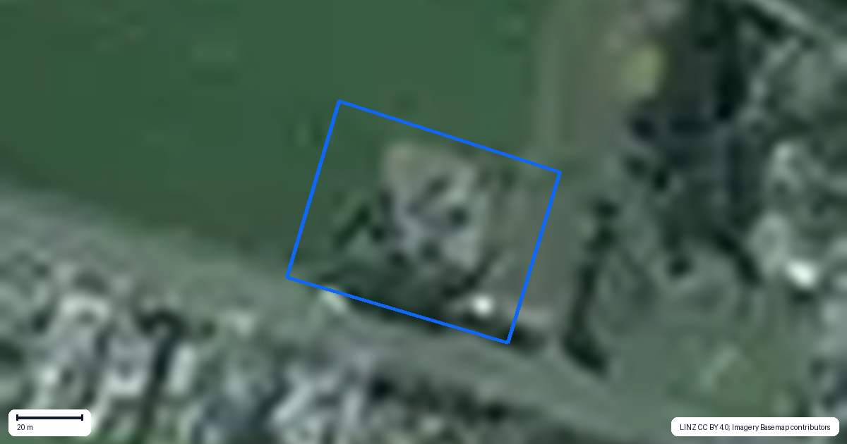 Property context map for 414 South Road, Hawera