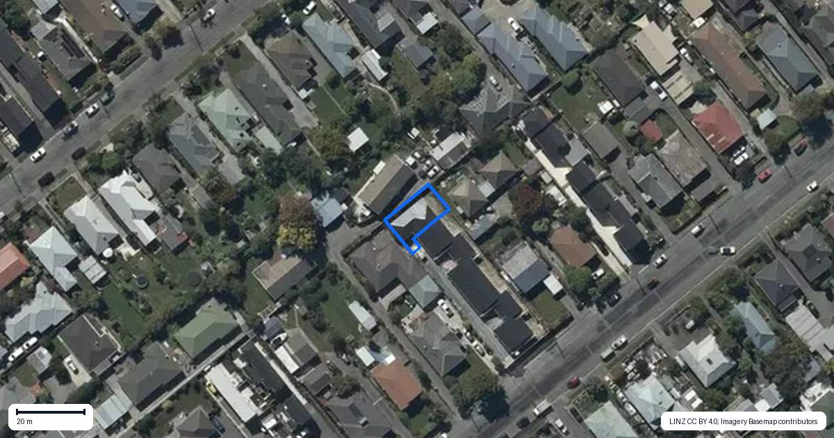 Property context map for 5/25 Leitch Street, Somerfield, Christchurch
