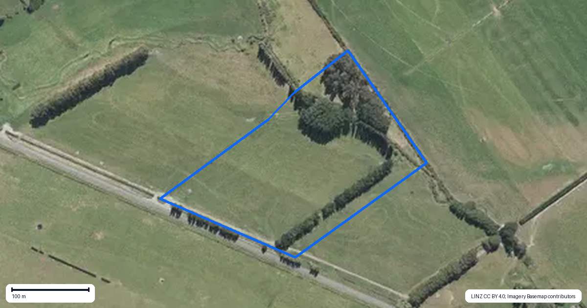 Property context map for 686 Mill Road, Ohoka