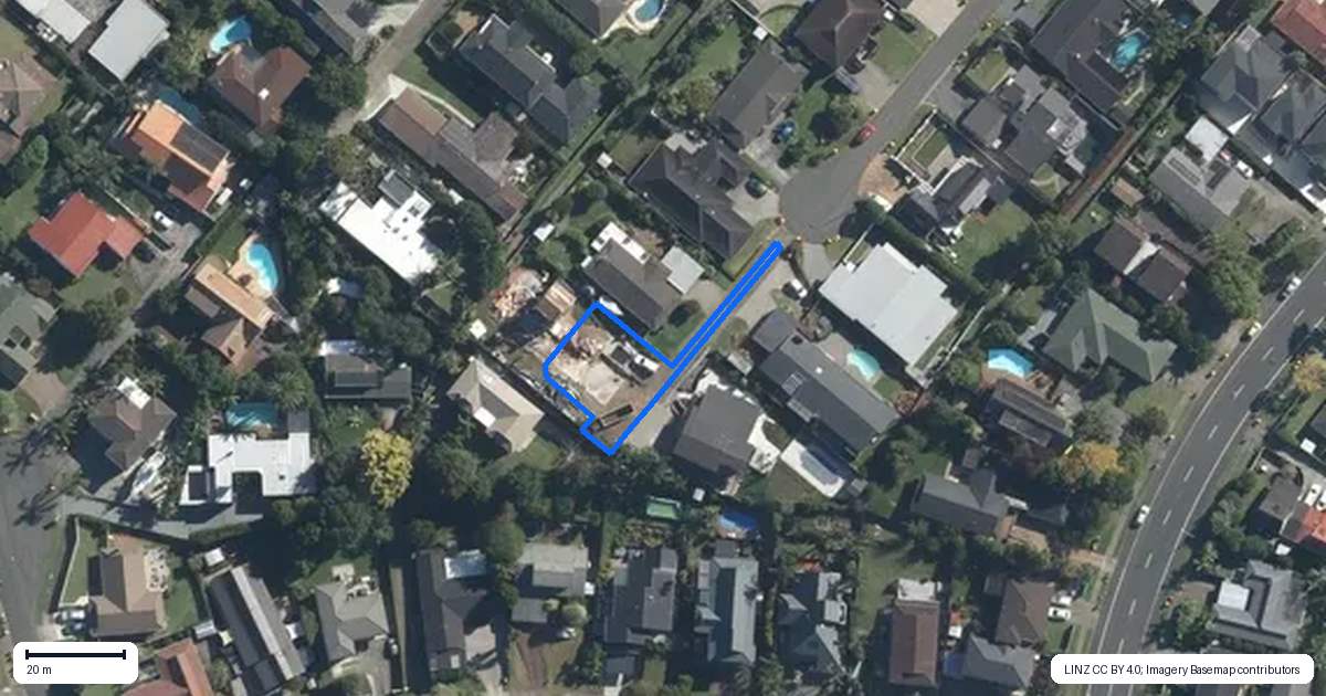 Property context map for 16 Broman Place, Half Moon Bay, Auckland