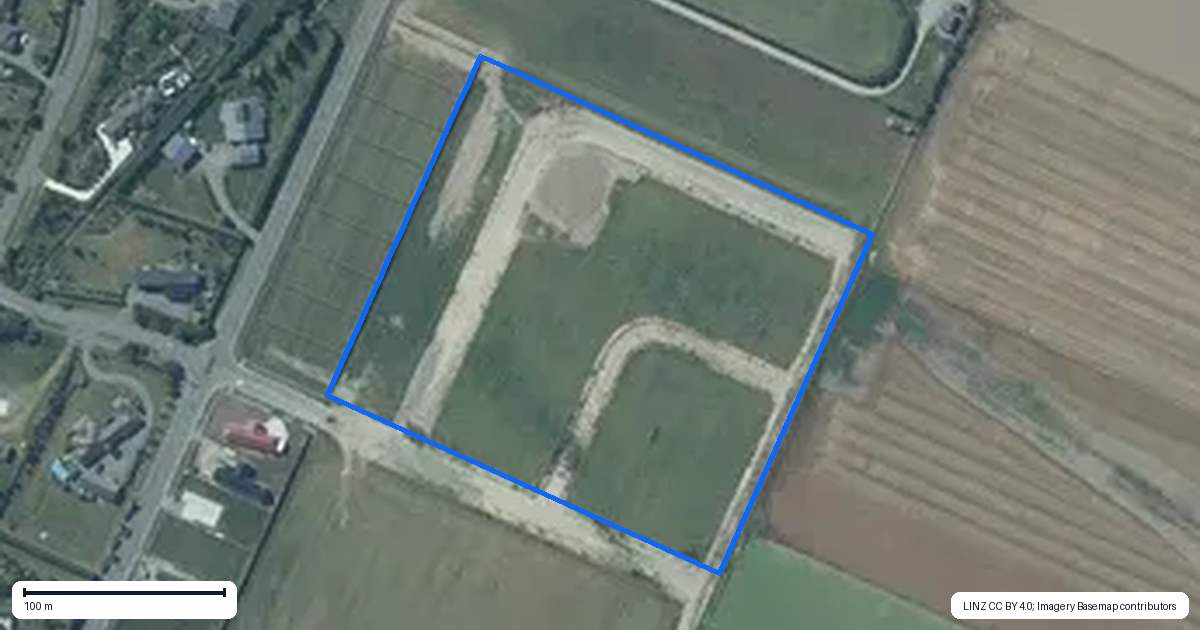 Property context map for 3 Auger Drive, Darfield