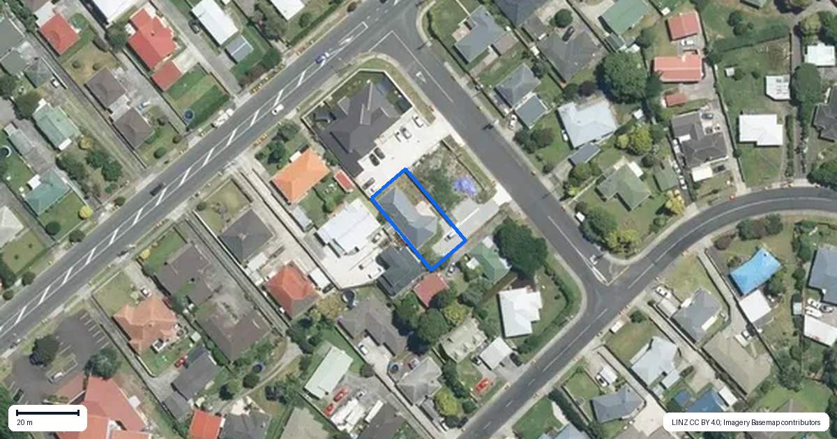 Property context map for 1D Busing Avenue, Papakura