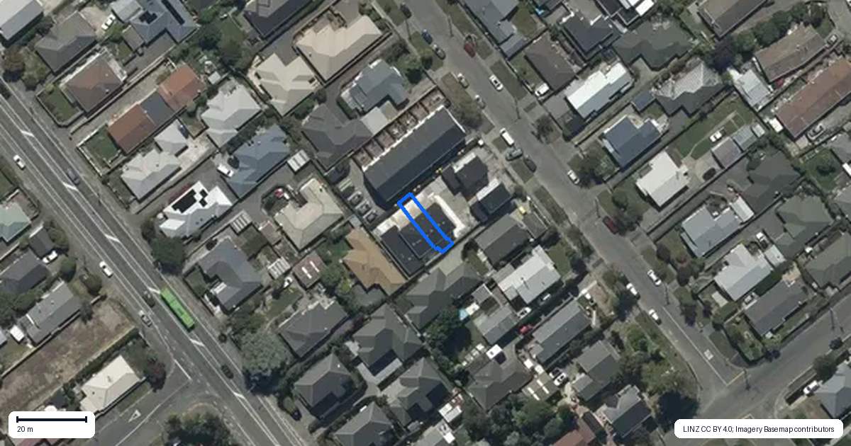 Property context map for 4/33 Diamond Avenue, Spreydon, Christchurch