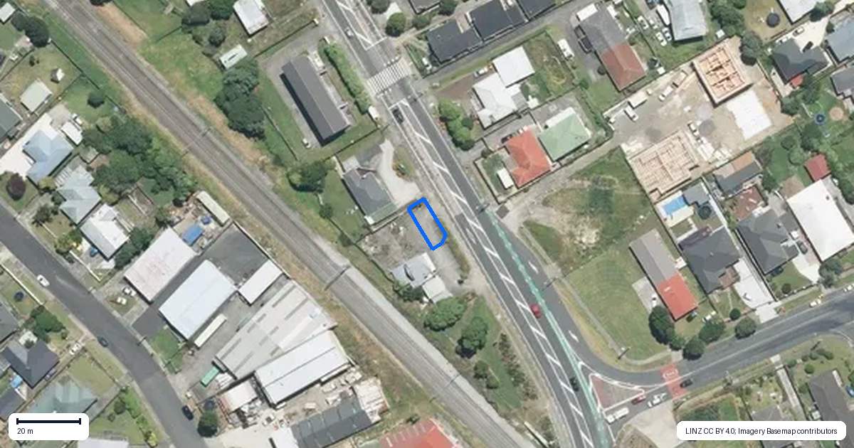Property context map for 1/265 Great South Road, Manurewa, Auckland