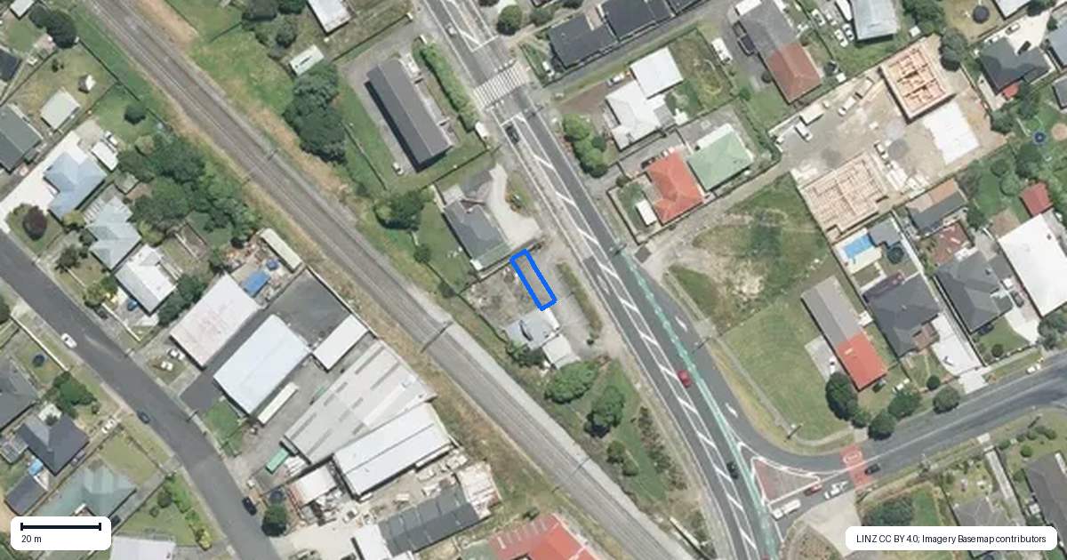 Property context map for 2/265 Great South Road, Manurewa, Auckland
