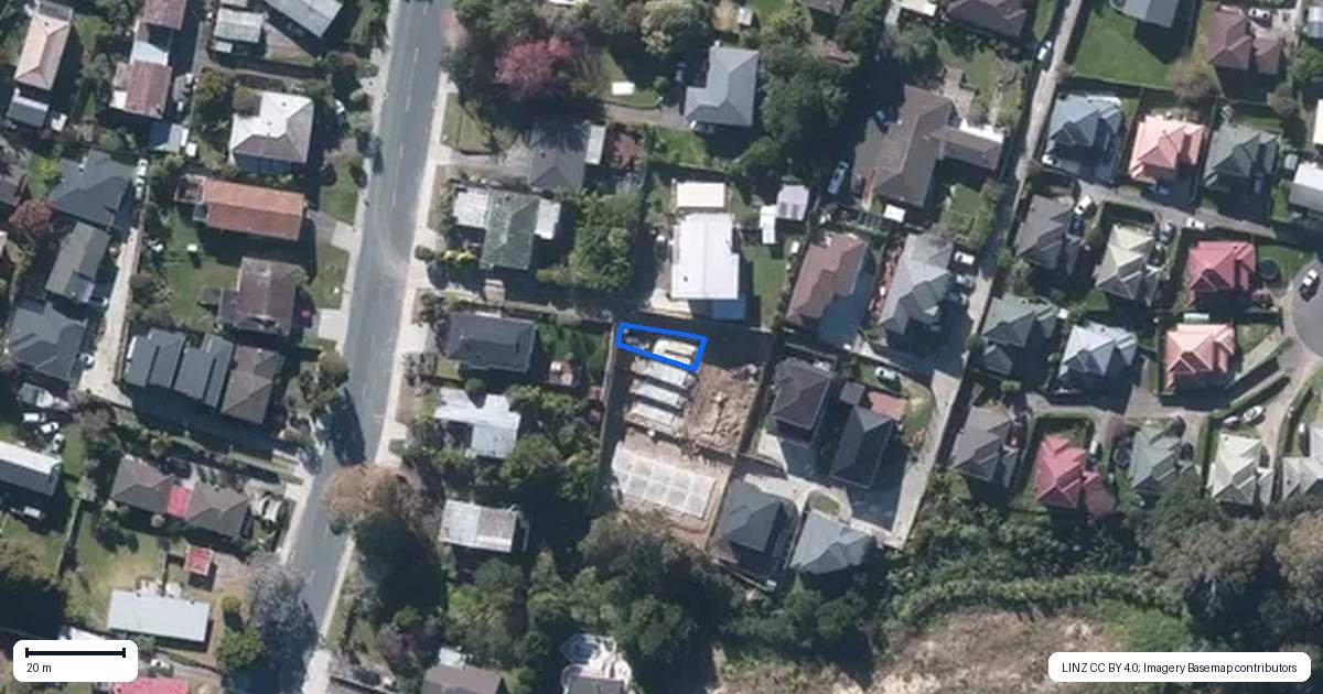 Property context map for 1/16 Reynella Drive, Massey, Auckland