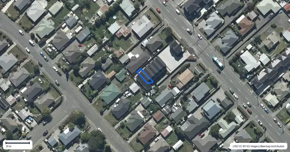 Property context map for 7/64A Amyes Road, Hornby, Christchurch