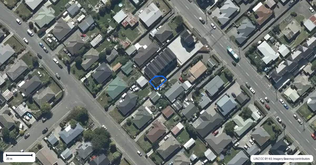 Property context map for 9/64A Amyes Road, Hornby, Christchurch