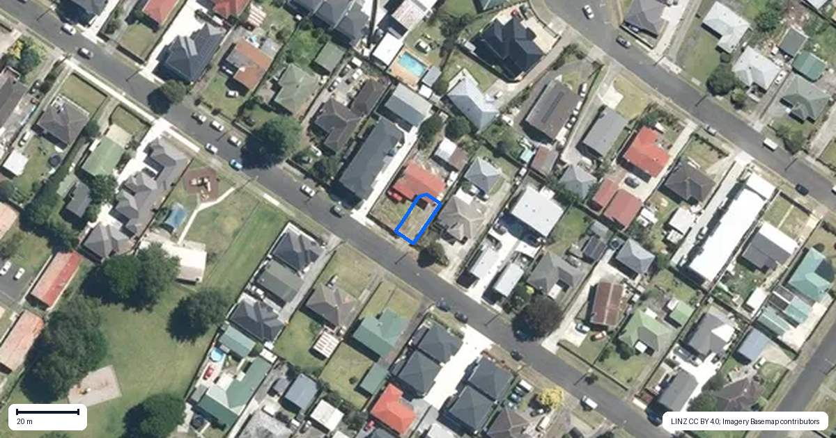 Property context map for 15A Mervan Street, Mangere East, Auckland