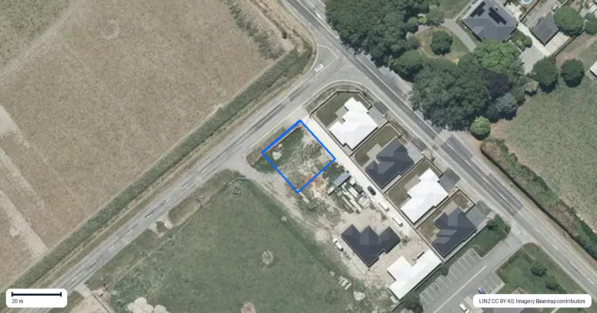 Property context map for 134 Farm Road, Allenton, Ashburton