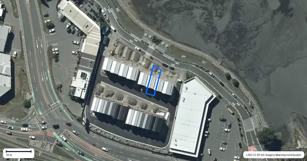 Property context map for 3/5 Tidal View, Ferrymead, Christchurch