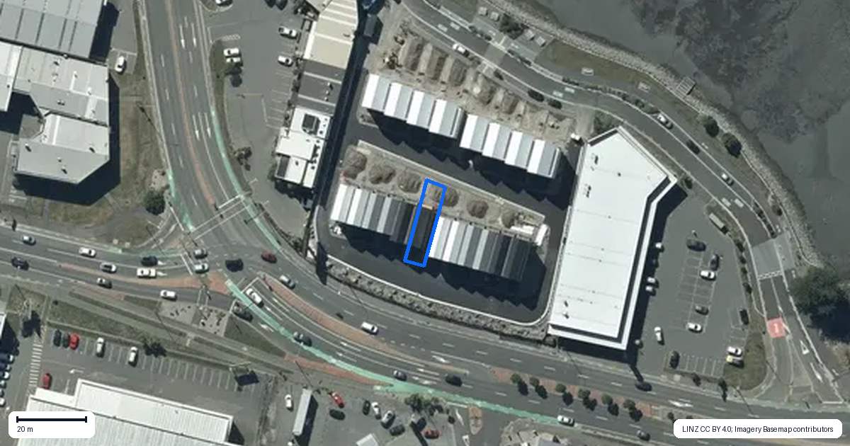 Property context map for 15/5 Tidal View, Ferrymead, Christchurch