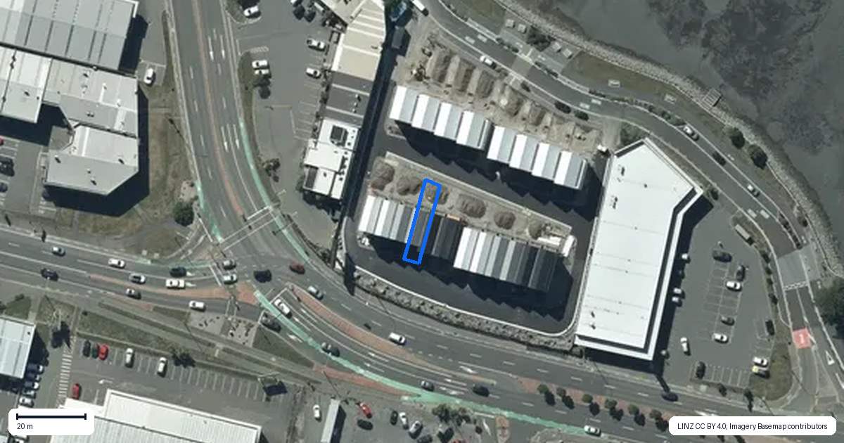 Property context map for 17/5 Tidal View, Ferrymead, Christchurch