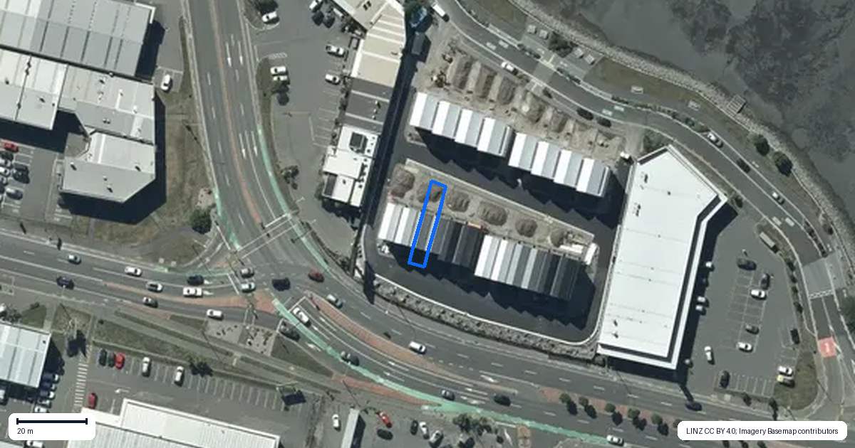 Property context map for 18/5 Tidal View, Ferrymead, Christchurch