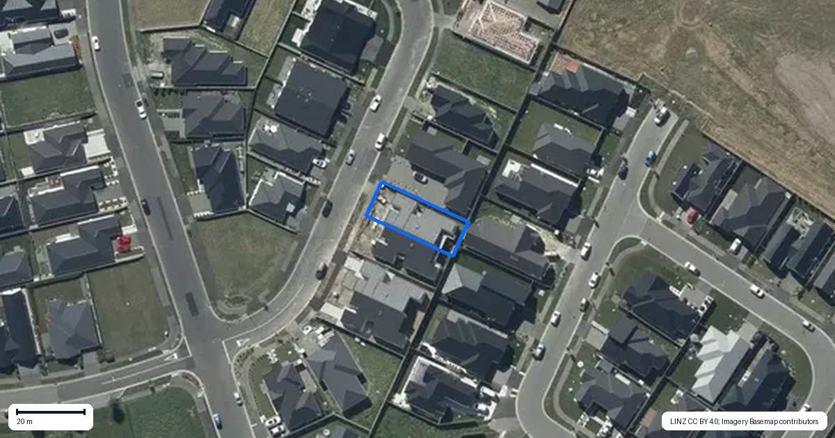 Property context map for 12 Mabel Crescent, Halswell, Christchurch