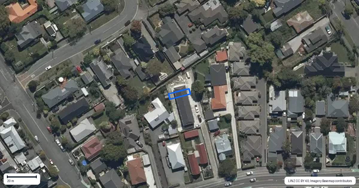 Property context map for 6/13 Warrington Street, Mairehau, Christchurch