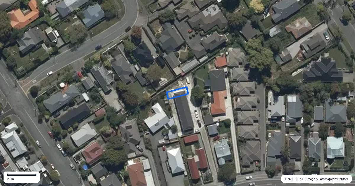 Property context map for 7/13 Warrington Street, Mairehau, Christchurch