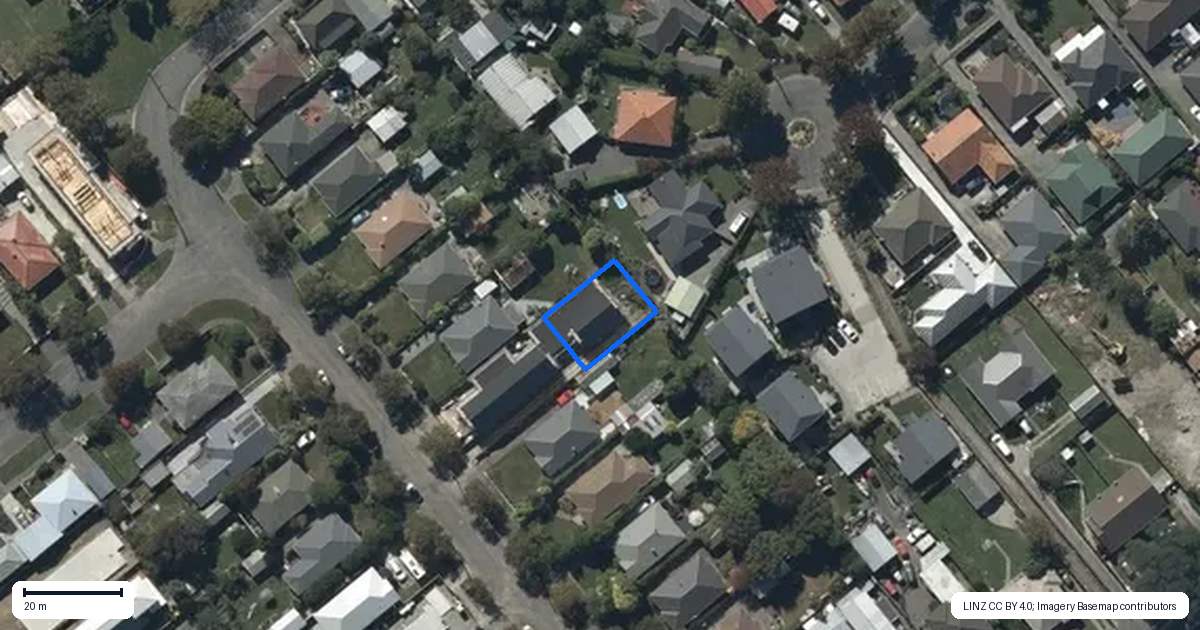 Property context map for 3/18 Meadowville Avenue, Spreydon, Christchurch