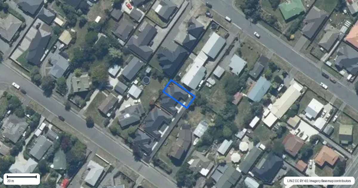 Property context map for 10E John Street, Rolleston