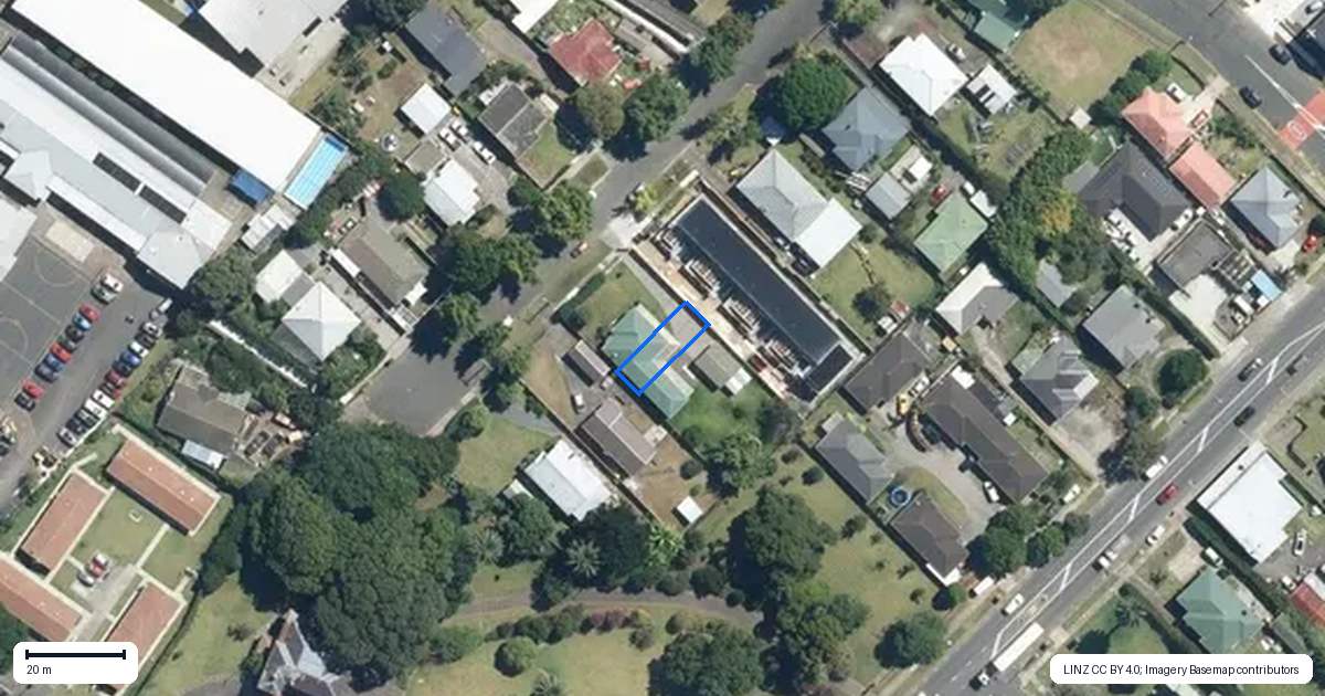 Property context map for 3/12 William Street, Mangere East, Auckland