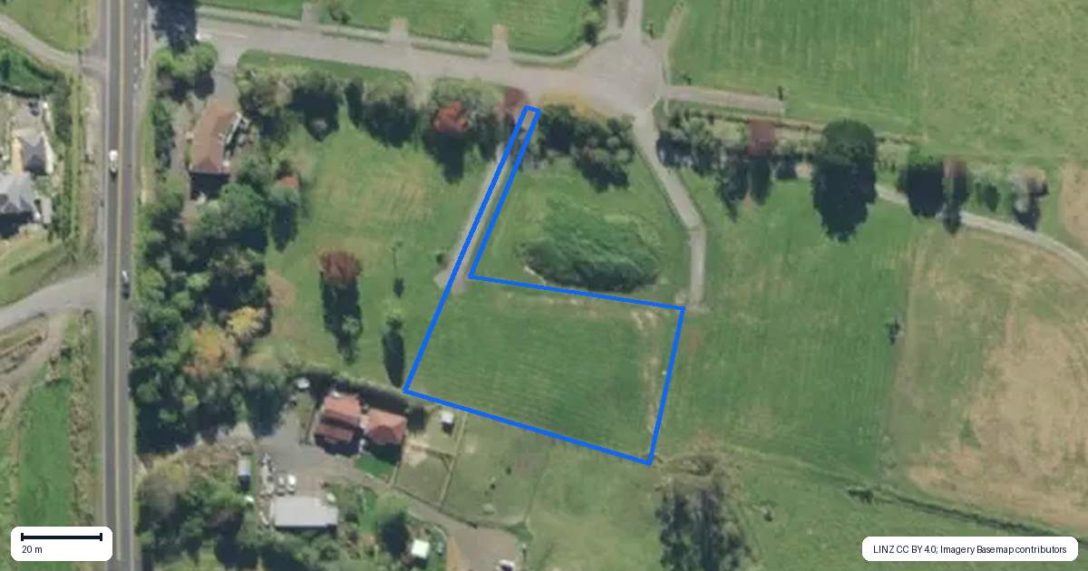 Property context map for 8 Waiata Lane, Kauri