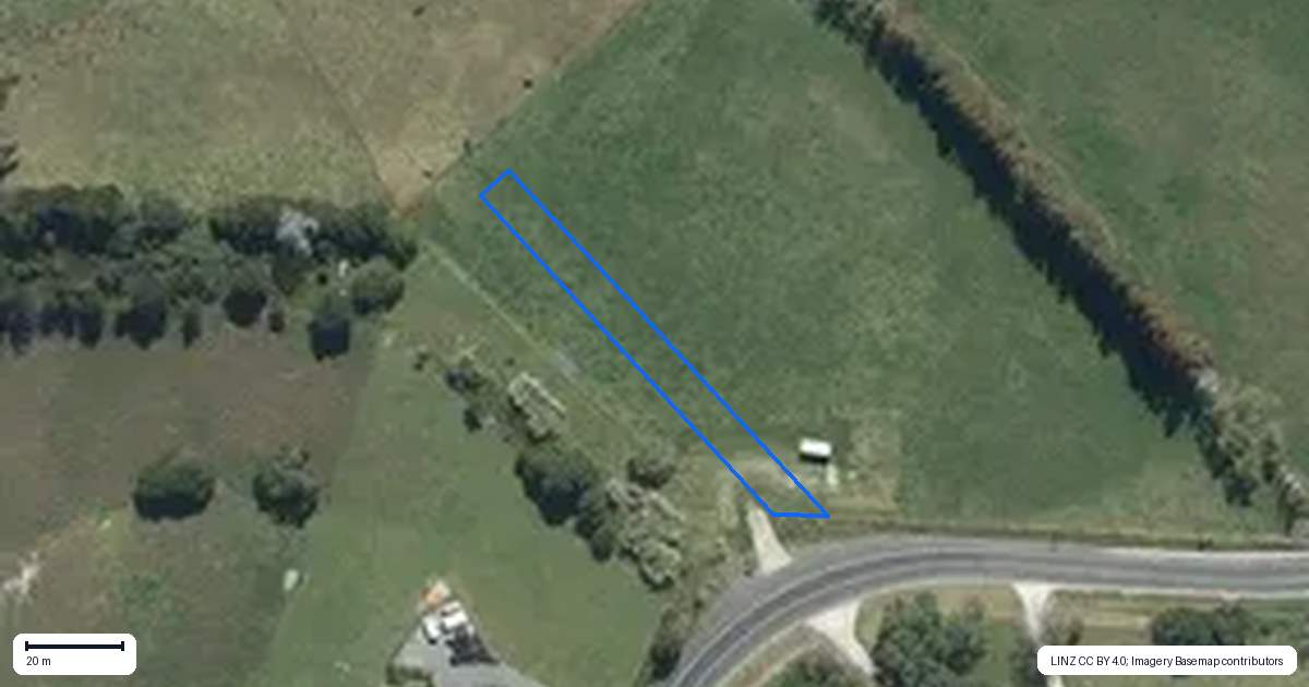 Property context map for 411A Wayby Valley Road, Wellsford
