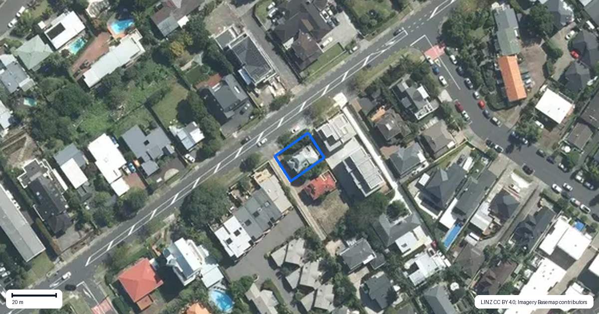 Property context map for 1/18 Killarney Street, Takapuna, Auckland