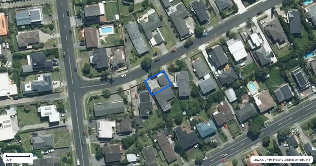 Property context map for 22A Gulf Crest, Bucklands Beach, Auckland