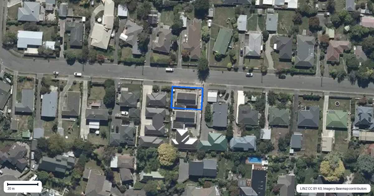 Property context map for 1/15 Delph Street, Avonhead, Christchurch