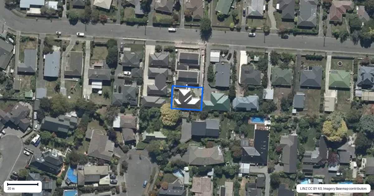 Property context map for 3/15 Delph Street, Avonhead, Christchurch
