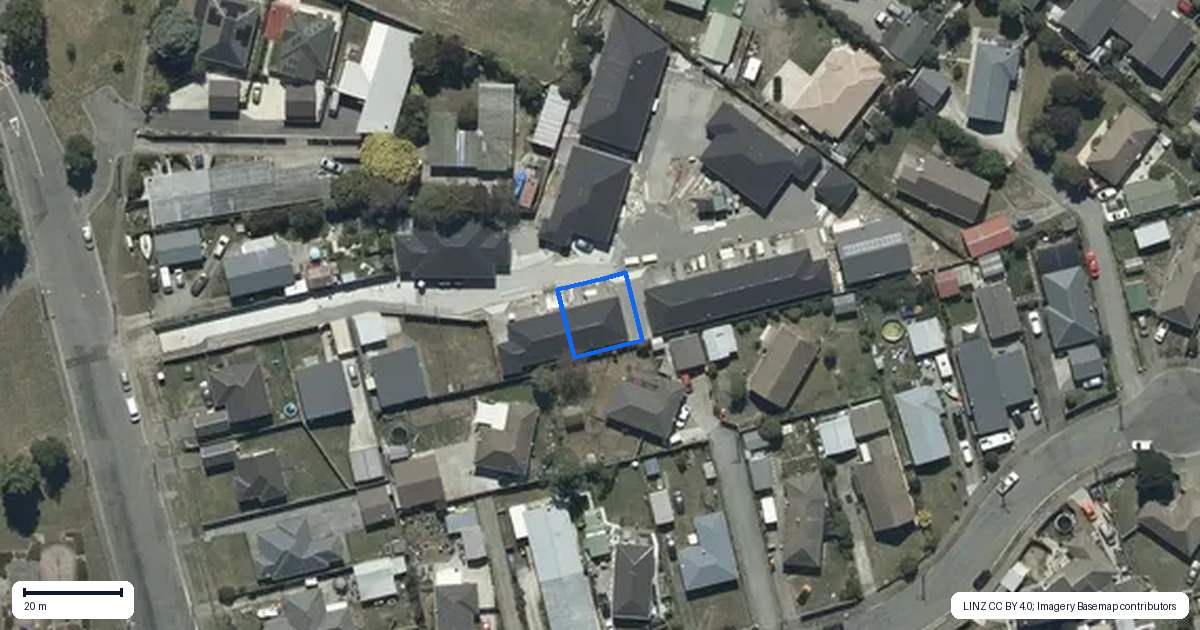 Property context map for 14/9C Cuffs Road, Wainoni, Christchurch