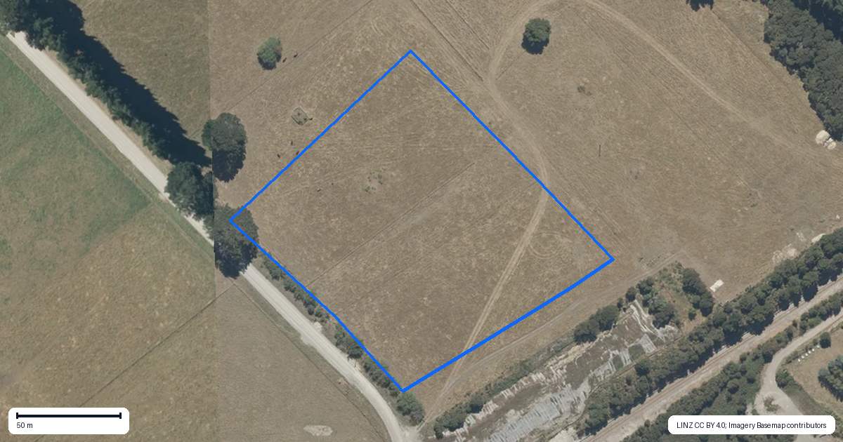 Property context map for 386 Woodside Road, Woodside, Greytown