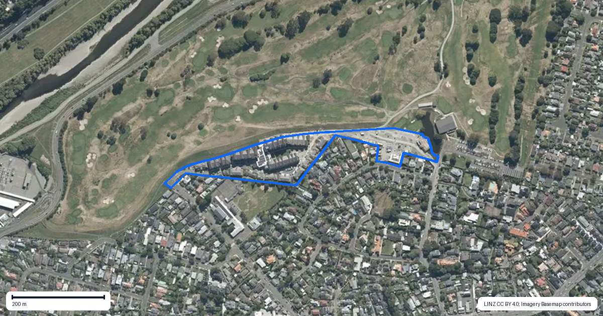 Property context map for 33 Military Road, Boulcott, Lower Hutt