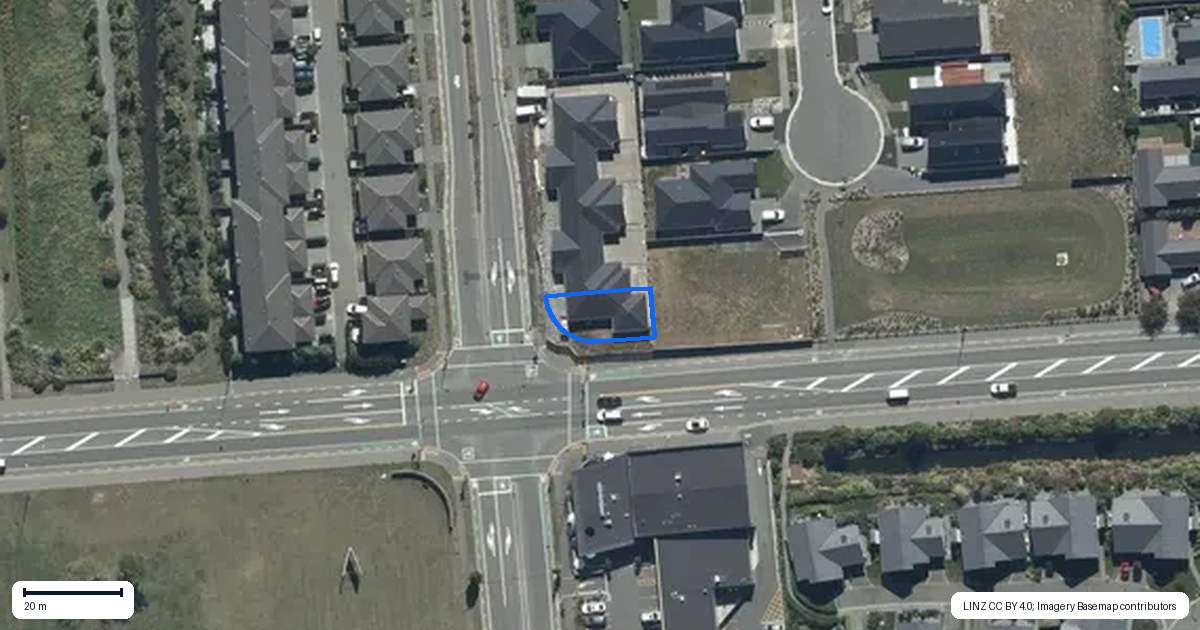Property context map for 6/4 Te Rito Street, Marshland, Christchurch