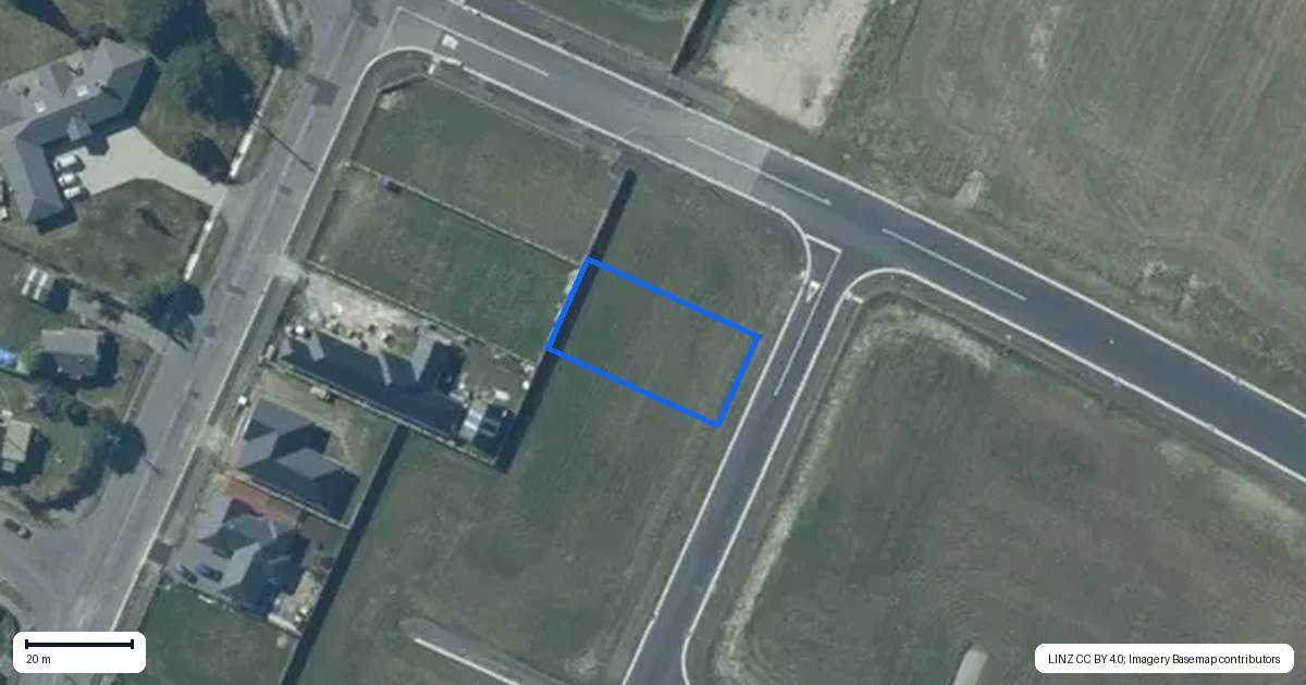Property context map for 4 Harvester Drive, Darfield
