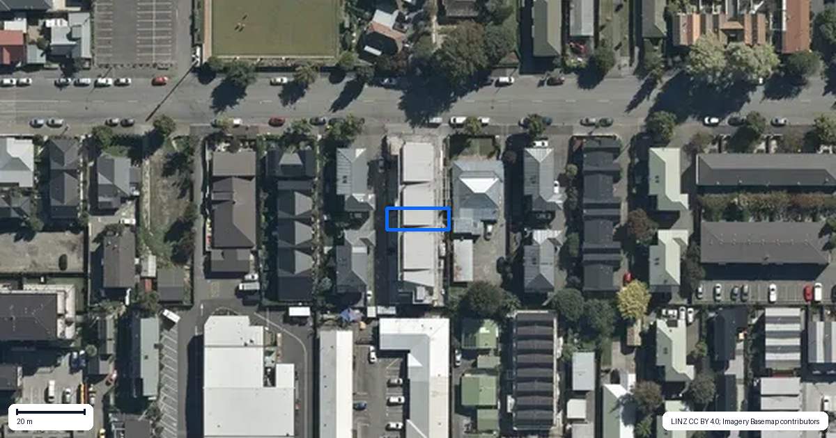 Property context map for 4/240 Worcester Street, Christchurch Central, Christchurch