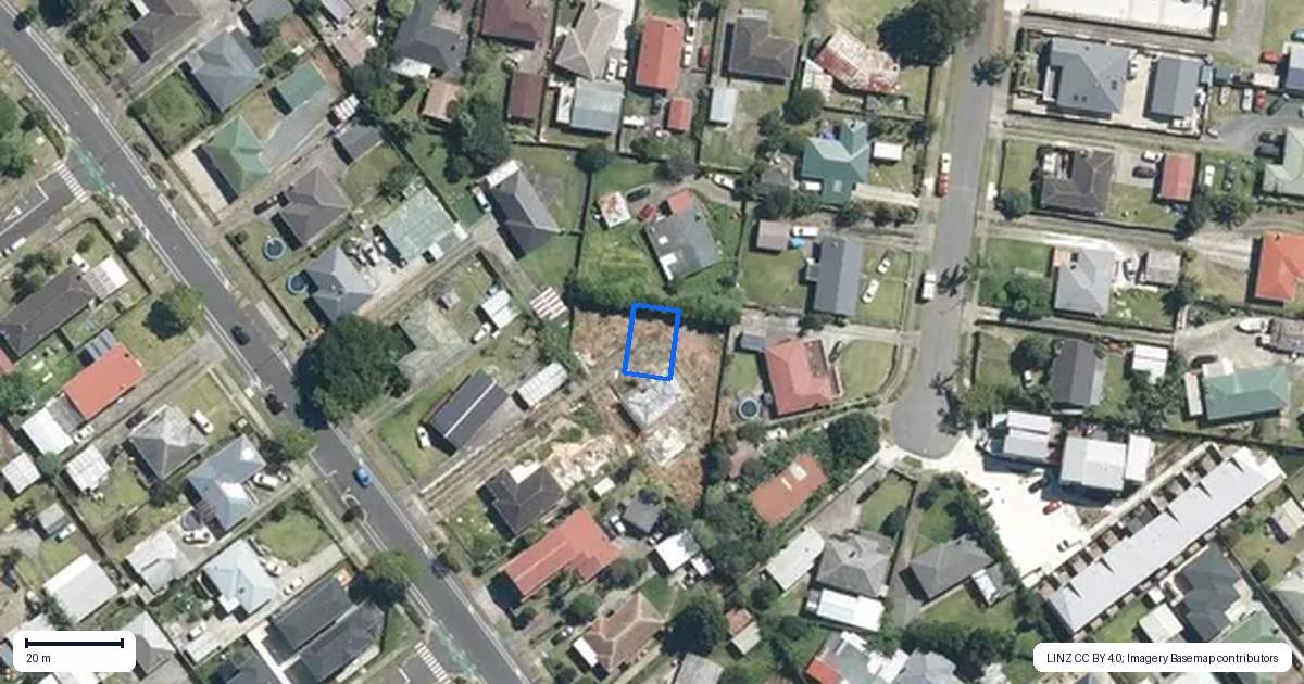 Property context map for 16D Friesian Drive, Mangere, Auckland