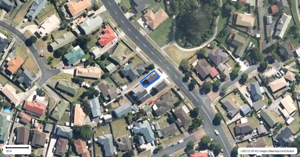 Property context map for 46E Burswood Drive, Burswood, Auckland