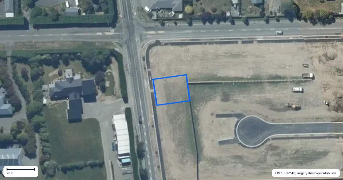 Property context map for 95A Birchs Road, Prebbleton