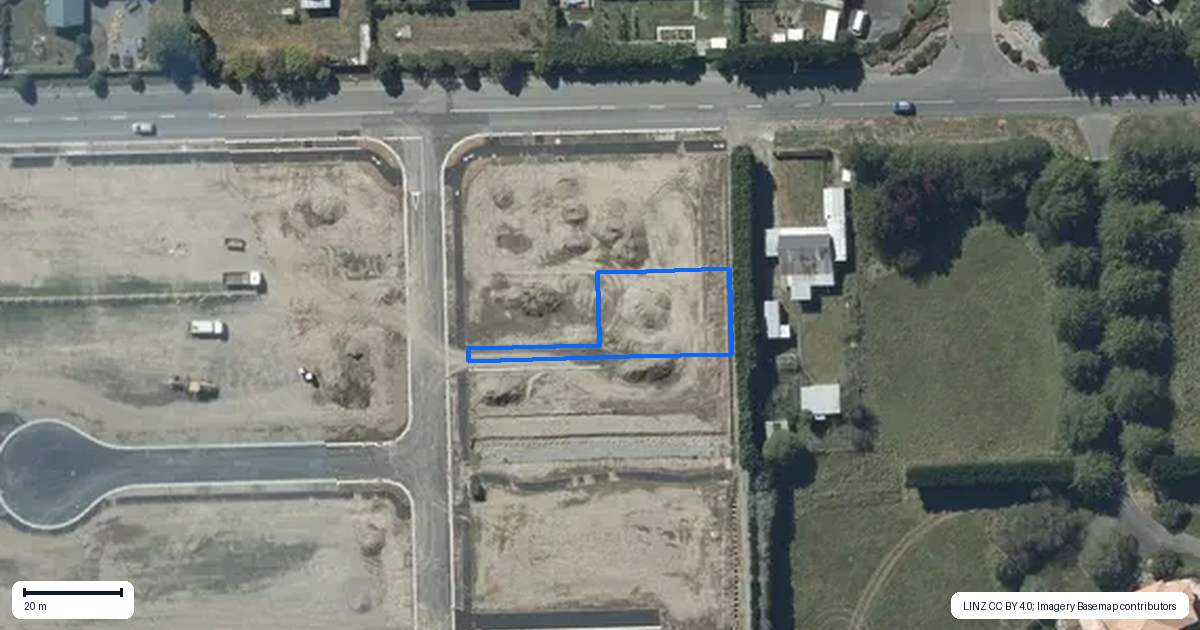 Property context map for 5 Appledore Street, Prebbleton