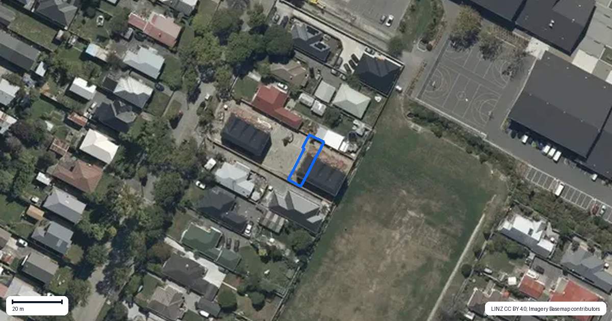Property context map for 5/64 Ryan Street, Phillipstown, Christchurch