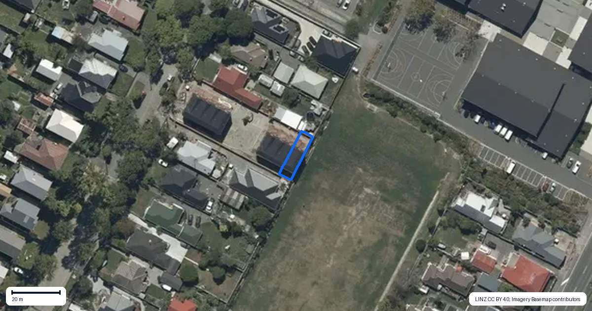 Property context map for 8/64 Ryan Street, Phillipstown, Christchurch